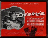 5t0071 DESIREE pressbook 1954 Marlon Brando, pretty Jean Simmons, Merle Oberon, French Revolution!