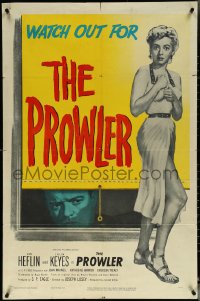 5t1125 PROWLER 1sh 1951 Joseph Losey, full-length artwork of sexy Evelyn Keyes!