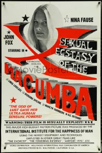 5t1166 SEXUAL ECSTASY OF THE MACUMBA 1sh 1974 the god of lust gave her Ultra-human sensual powers!