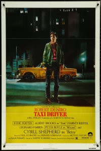 5t1224 TAXI DRIVER 1sh 1976 classic Peellaert art of Robert De Niro, directed by Martin Scorsese!