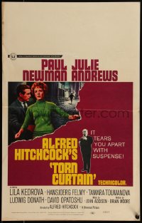 5t0121 TORN CURTAIN WC 1966 Paul Newman, Julie Andrews, Alfred Hitchcock tears you apart w/suspense!