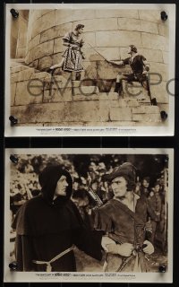 5t1416 ADVENTURES OF ROBIN HOOD 5 8x10 stills 1938 Errol Flynn, Basil Rathbone, Hunter, Pallette!