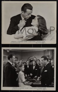 5t1445 BIG SLEEP 3 8x10 stills 1946 images of Lauren Bacall & Humphrey Bogart, roulette gambling!