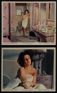 5t1387 BUTTERFIELD 8 12 color 8x10 stills 1960 Elizabeth Taylor & Laurence Harvey, Eddie Fisher!