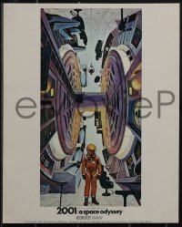 5t1349 2001: A SPACE ODYSSEY 4 Cinerama color English FOH LCs 1968 Stanley Kubrick, Bob McCall art!