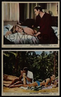 5t1348 THUNDERBALL 6 color English FOH LCs 1965 all great scenes of Sean Connery as James Bond 007!