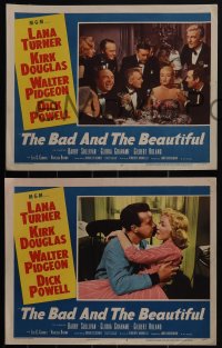 5t0768 BAD & THE BEAUTIFUL 4 LCs 1953 Lana Turner, Walter Pidgeon, Carroll, Gilbert Roland & Stewart!
