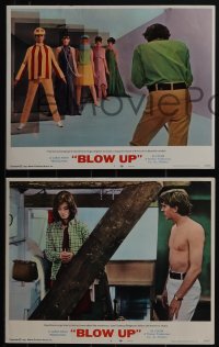 5t0762 BLOW-UP 5 LCs 1967 Michelangelo Antonioni, David Hemmings, Vanessa Redgrave!