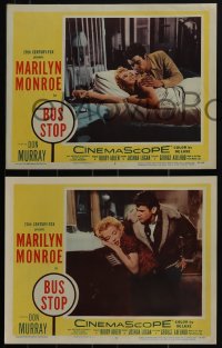5t0769 BUS STOP 4 LCs 1956 great images all with super sexy Marilyn Monroe + Don Murray!