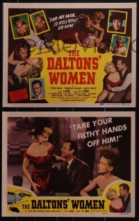 5t0725 DALTONS' WOMEN 8 LCs 1950 Neal, bad girl Pamela Blake would kill for her man, great images!