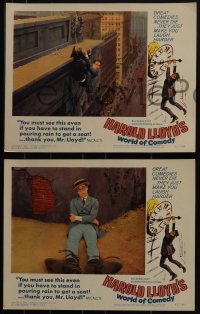 5t0734 HAROLD LLOYD'S WORLD OF COMEDY 8 LCs 1962 one of the great comics of all time at his best!