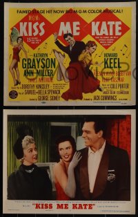 5t0739 KISS ME KATE 8 LCs 1953 Howard Keel, Keenan Wynn, Kathryn Grayson, sexy Ann Miller!