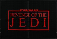 5t0014 RETURN OF THE JEDI promo brochure 1983 Revenge of the Jedi, 6th Anniversary of Star Wars!