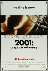 5w0617 2001: A SPACE ODYSSEY DS 1sh R2000 Stanley Kubrick, star child & art of space wheel!