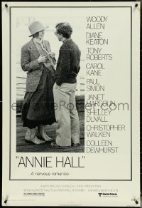 5w0635 ANNIE HALL 1sh 1977 full-length Woody Allen & Diane Keaton in a nervous romance!
