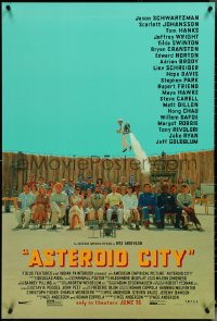 5w0640 ASTEROID CITY advance DS 1sh 2023 great wacky image of Jason Schwartzman with huge top cast!