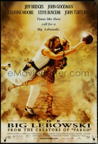 5w0660 BIG LEBOWSKI 1sh 1998 Coen Bros cult classic, Jeff Bridges bowling w/Julianne Moore!