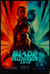 5w0667 BLADE RUNNER 2049 teaser DS 1sh 2017 great montage image with Harrison Ford & Ryan Gosling!