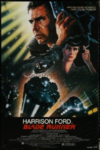 5w0665 BLADE RUNNER NSS style 1sh 1982 Ridley Scott sci-fi classic, art of Harrison Ford by Alvin!