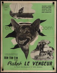 5w0243 WOLF DOG French pressbook 1948 German Shepherd hero Mascot serial, ultra rare!