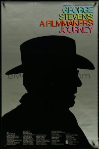 5w0760 GEORGE STEVENS: A FILMMAKER'S JOURNEY 1sh 1984 cool silhouette of director!