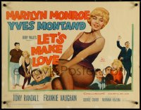 5w0492 LET'S MAKE LOVE 1/2sh 1960 images of super sexy Marilyn Monroe & Yves Montand!