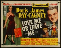 5w0494 LOVE ME OR LEAVE ME style A 1/2sh 1955 sexy Doris Day as Ruth Etting, James Cagney!