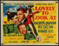 5w0495 LOVELY TO LOOK AT style B 1/2sh 1952 sexy full-length Ann Miller, Red Skelton, Keel