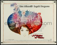 5w0499 MATTER OF TIME 1/2sh 1976 cool Ted CoConis artwork of Liza Minnelli & Ingrid Bergman!
