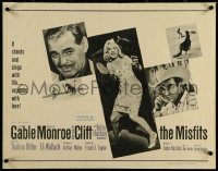 5w0502 MISFITS 1/2sh 1961 sexy Marilyn Monroe, Clark Gable, Montgomery Clift, John Huston directed!
