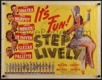 5w0527 STEP LIVELY style A 1/2sh 1944 Frank Sinatra, George Murphy, Adolphe Menjou, Gloria DeHaven
