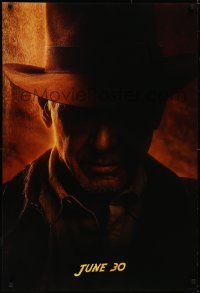 5w0809 INDIANA JONES & THE DIAL OF DESTINY teaser DS 1sh 2023 Harrison Ford in the title role!
