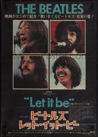 5w0406 LET IT BE Japanese 1970 Beatles, John Lennon, Paul McCartney, Ringo Starr, George Harrison!