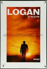 5w0858 LOGAN style C int'l teaser DS 1sh 2017 Jackman in the title role as Wolverine, claws out!