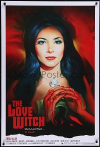 5w0868 LOVE WITCH 1sh 2017 Robinson in title role as Elaine, vintage-style art by Michael Koelsch!