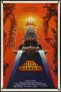 5w0871 MAD MAX 2: THE ROAD WARRIOR 1sh 1982 Mel Gibson in the title role, great art by Commander!