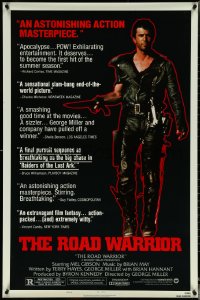 5w0872 MAD MAX 2: THE ROAD WARRIOR style B 1sh 1982 George Miller, Mel Gibson returns as Mad Max!