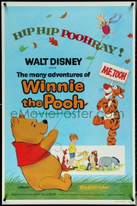 5w0879 MANY ADVENTURES OF WINNIE THE POOH 1sh 1977 and Tigger too, plus three great shorts!