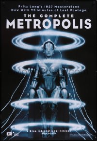 5w0890 METROPOLIS 1sh R2010 Fritz Lang, classic robot art from the first German release!
