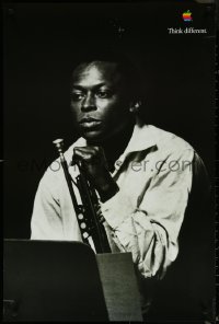 5w0116 APPLE 24x36 advertising poster 1998 great image of Miles Davis with a trumpet!