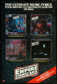 5w0107 EMPIRE STRIKES BACK 24x36 music poster 1980 ultimate music force, art from four albums!