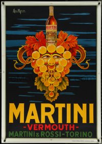5w0117 MARTINI 28x39 Italian advertising poster 1960s San Marco art, vermouth, ultra rare!