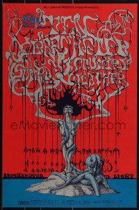 5w0353 TEN YEARS AFTER/COUNTRY WEATHER/SUN RA 14x21 music poster 1968 Conklin art, 1st printing!