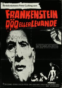 5w0176 FRANKENSTEIN MUST BE DESTROYED Swedish 1970 Peter Cushing, transplanted brain of a madman!