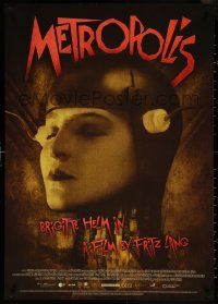 5w0181 METROPOLIS Swedish R2010 Fritz Lang, Brigitte Helm as the gynoid Maria, The Machine Man!