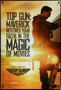 5w1039 TOP GUN: MAVERICK DS 1sh 2021 Naval aviator Tom Cruise climbing F-18, magic restored, review!