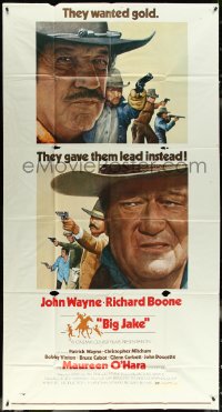 5y0652 BIG JAKE 3sh 1971 Richard Boone wanted gold but John Wayne gave him lead instead!