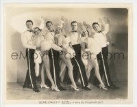 5y1583 42nd STREET 8x10.75 still 1933 four guys in tuxedos & three sexy chorus girls posed together!