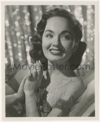 5y0053 ANN BLYTH signed 8.25x10 still 1950s great smiling portrait of the beautiful actress!