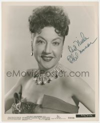 5y0057 ETHEL MERMAN signed 8x10 still 1953 great portrait with cool jewelry from Call Me Madam!